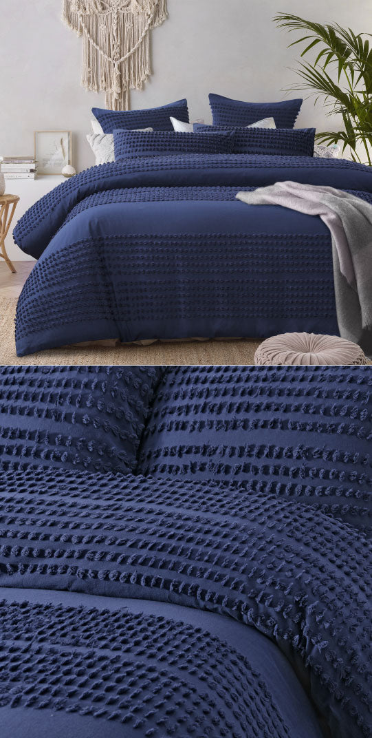 Betty Denim Quilt Cover Set by Accessorize Cottonbox Pty Ltd