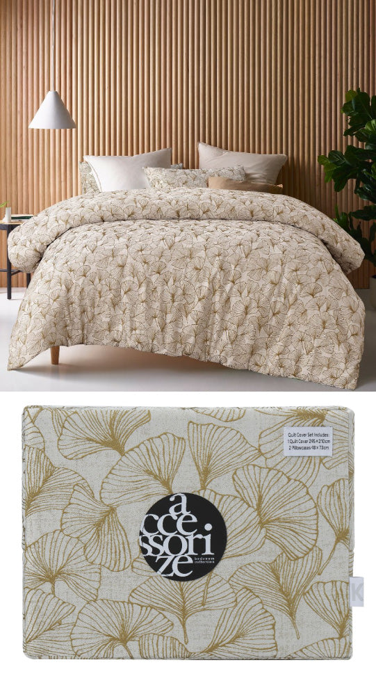 Eden Quilt Cover Set by Accessorize Cottonbox Pty Ltd