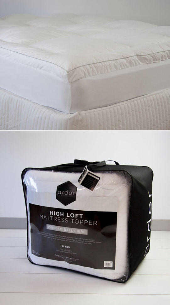 1500gsm Ball Fibre MATTRESS TOPPER by Ardor Cottonbox Pty Ltd