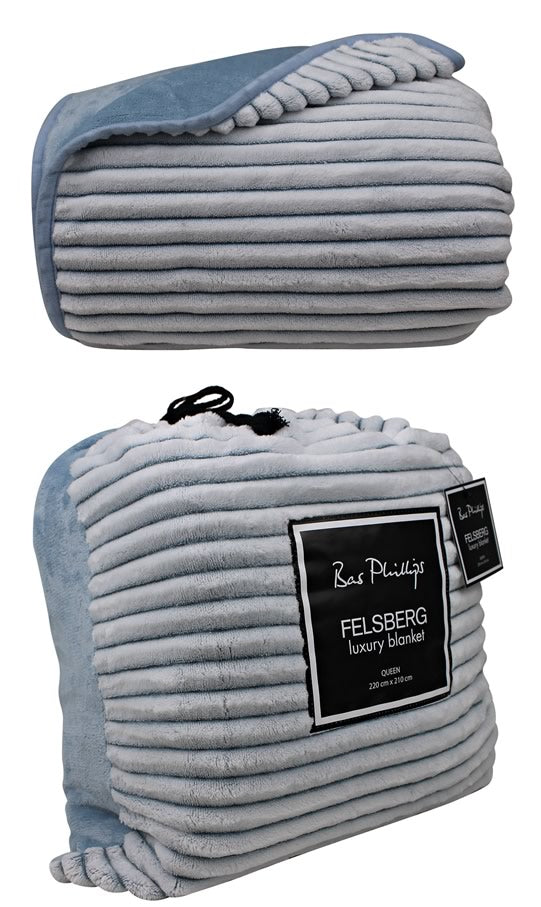 Felsberg Heather Blankets by Bas Phillips Cottonbox Pty Ltd