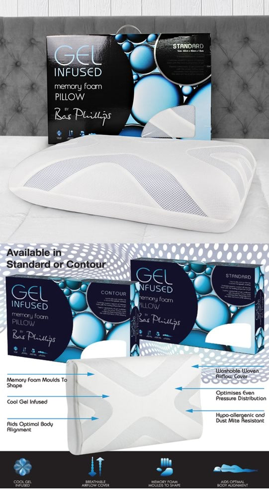 Bas phillips gel memory foam pillow Clearance