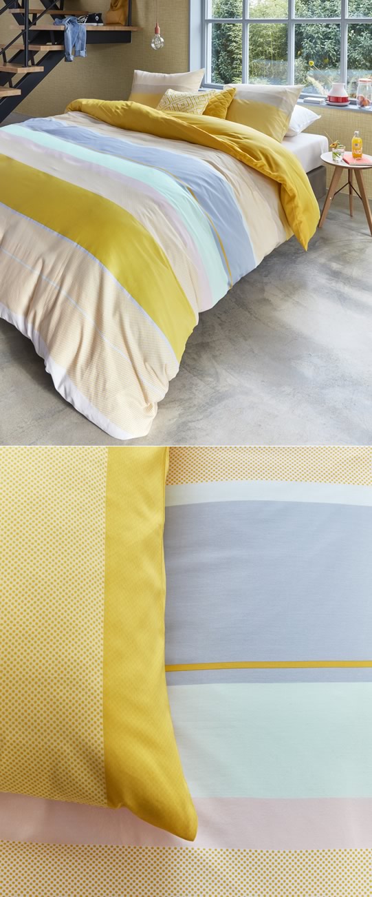 Kata Yellow Quilt Cover Set by Bedding House Cottonbox Pty Ltd