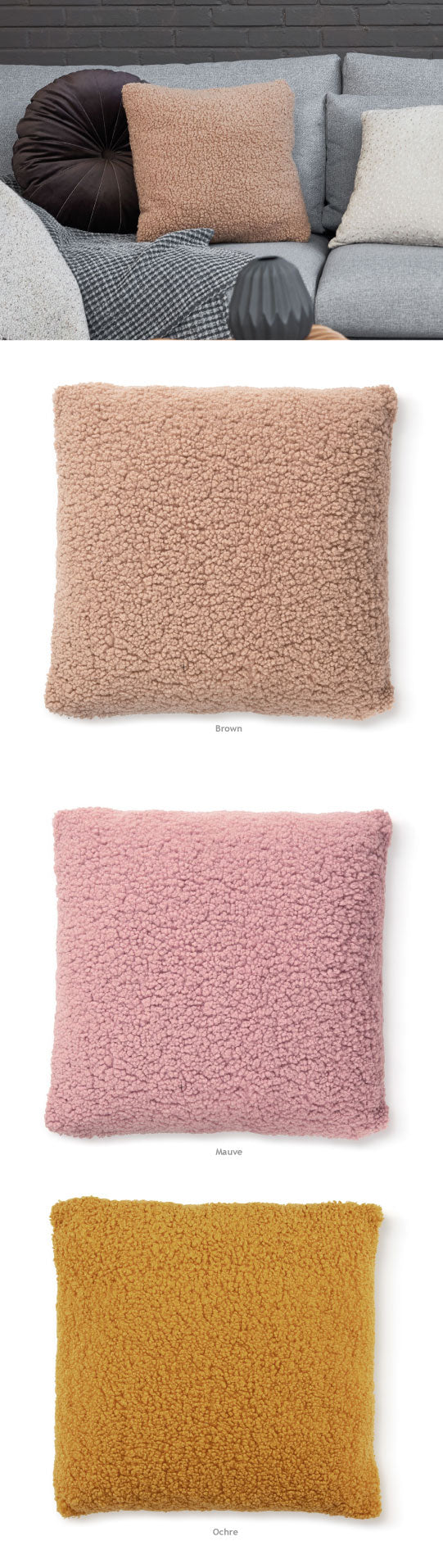 Sherpa Cushions by Bedding House Cottonbox Pty Ltd
