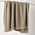 Sofala Taupe Chenille Throw by Bianca