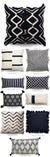 Village Navy Cushions by Canvas