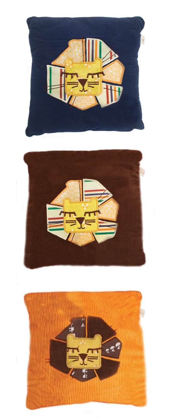 Lazy Lion Cushions by Cocoon Couture Cottonbox Pty Ltd