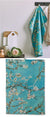 Van Gogh Blue Blossom Tea Towel by Bedding House