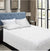 Box End Quilt White by Kingtex