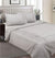 Classic Pintuck Silver Quilt Cover Set by Kingtex