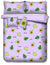 Purple Avocado Comforter Set by Kingtex