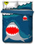 Shark Comforter Set by Kingtex