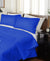 Ultrasonic Royal Blue Coverlet Set by Kingtex