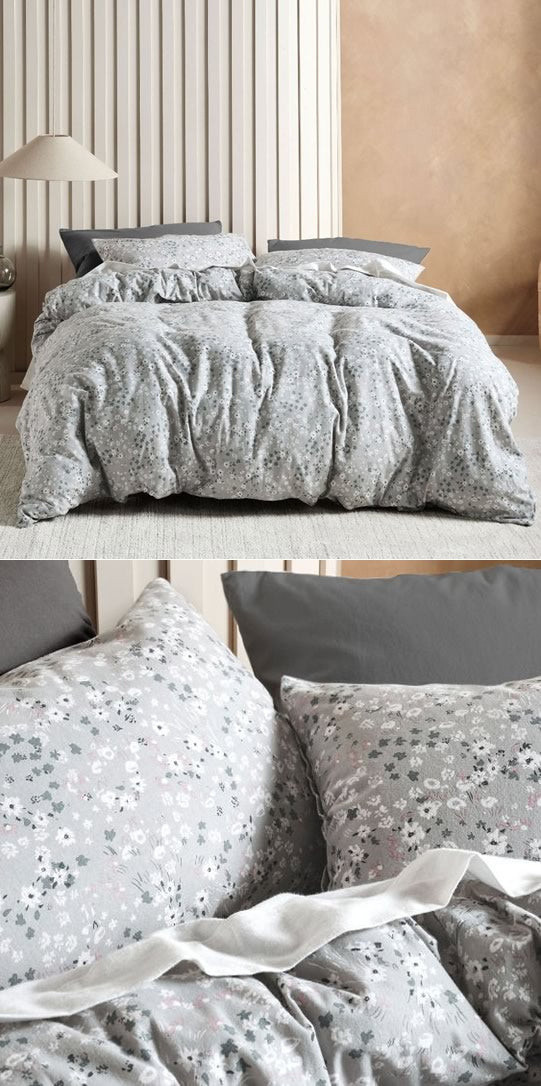 Aggie Flannelette Quilt Cover Set by Linen House Cottonbox Pty Ltd