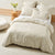 Connie Natural Quilt Cover Set by Linen House