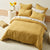 Connie Saffron Quilt Cover Set by Linen House