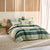 Levon Jade Quilt Cover Set by Linen House