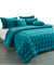 Augusta Mink Emerald Quilt Set by Moyle Fine Linen