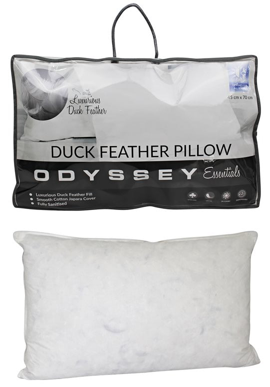 2 Pack Duck Feather Value Pillows by Odyssey Living Cottonbox Pty Ltd