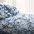Sloane Blue Thermal Flannelette Sheet Set by Odyssey Living