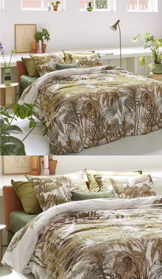 Caribe Ochre Cotton Quilt Cover Set by Bedding House Cottonbox Pty Ltd