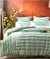 Classic Tufted Sage Quilt Cover Set by Renee Taylor