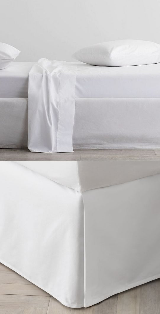 300TC Organic Cotton Snow Bedskirts by Sheridan Cottonbox Pty Ltd