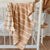 Toffee Stripe Organic Knitted Blankets by Snuggly Jacks