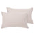 Hotel Natural Piped Deluxe Cotton Standard Pillowcase Pair