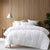 Seersucker White Comforter Set