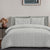 Rowe Grey Seersucker Quilt Cover Set