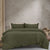 Vintage Washed Khaki Quilt Cover Set