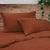 Linen Rust 2PK Pillowcases