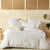 Amore White Quilt Cover Set