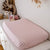 Peachy Pink Gingham Bassinet Sheet/Change Mat Cover