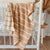 Toffee Stripe Organic Blanket (80 x 100cm)