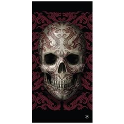 Anne Stokes Oriental Skull Beach Towel 75 x 150 cm