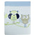 Baby Owl Boy Cot Waffle Blanket (120 x 140cm)