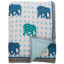 Kajan Maharaja Quilt (180 x 210cm) by Canvas – Cottonbox Pty Ltd