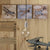 Aviator Set of 3 Wall Canvases (20 x 20cm)