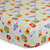 POOH A IS FOR APPLE Grey Cot Fitted Sheet