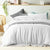 Linen White Quilt Cover Set