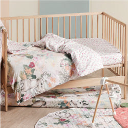 Bunny Tales Cot Quilt Cover (100 x 135cm) by Linen House Kids