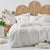 Alli White Quilt Cover Set
