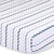 Squiggle Blue/Black Cot Fitted Sheet
