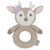 Ava Fawn Whimsical Knitted Ring Rattle