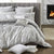 Alesso Silver Quilt Cover Set