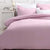 Pure Soft Pink Quilt Cover Set