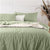 Kiki Check Sage Quilt Cover Set