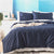 Natural Bamboo Indigo Quilt Cover Set