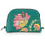 Green Jambo Flower Small Triangle Beauty Bag